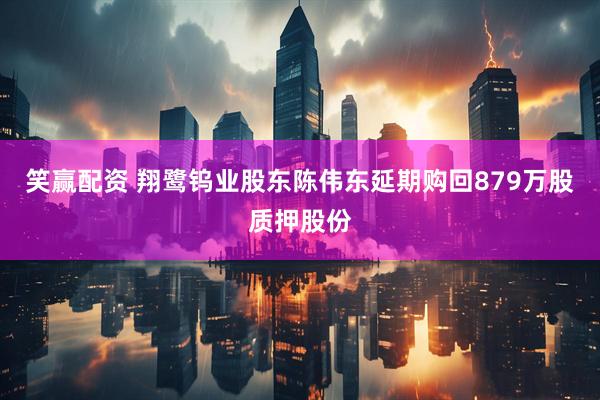 笑赢配资 翔鹭钨业股东陈伟东延期购回879万股质押股份