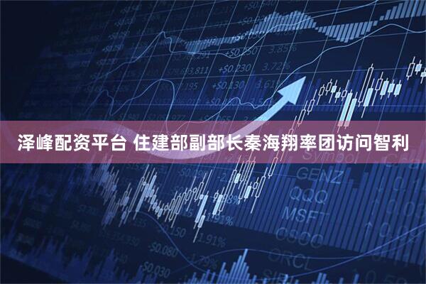 泽峰配资平台 住建部副部长秦海翔率团访问智利
