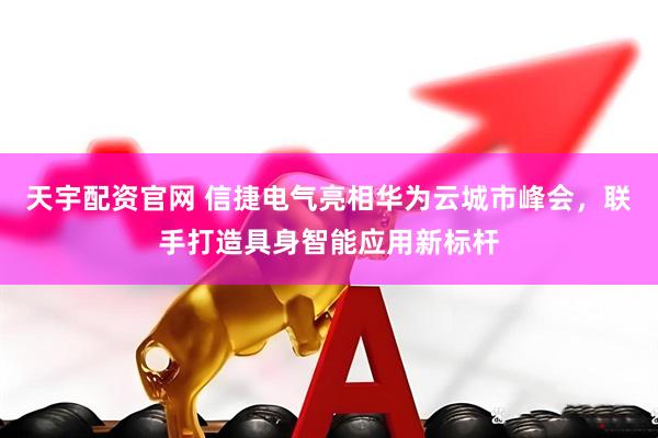 天宇配资官网 信捷电气亮相华为云城市峰会，联手打造具身智能应用新标杆